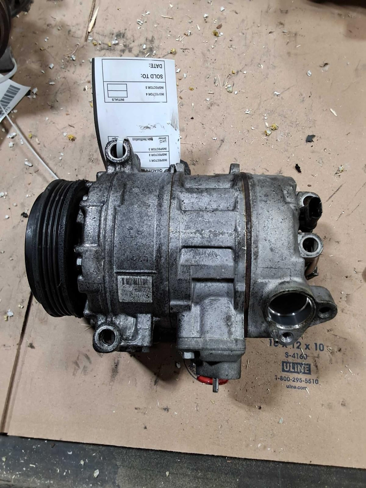 Used A/C Compressor fits: 2013 Bmw X5 xDrive50i 4.4L twin turbo w/o carbon dioxi