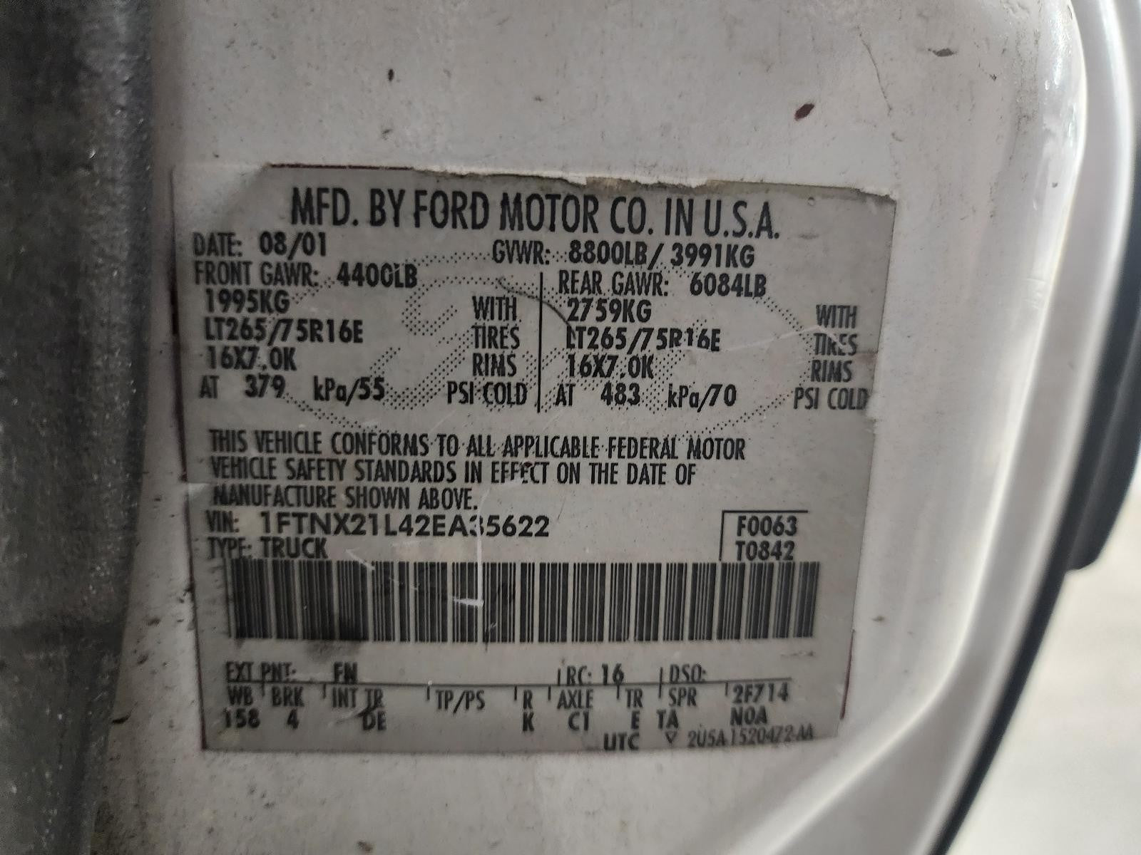 Used HVAC Blower Motor fits: 2002 Ford F250SD PICKUP  Grade A