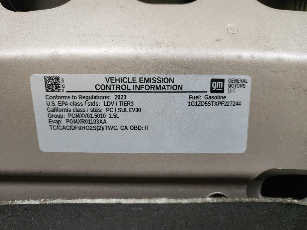 Used HVAC Blower Motor fits: 2023 Chevrolet Malibu  Grade A