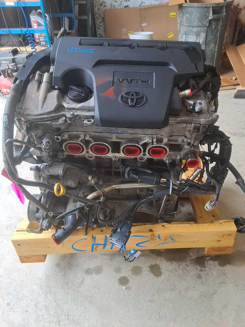 Used Engine Complete Assembly fits: 2017 Toyota Rav4 gasoline 2.5L VIN F 5th dig