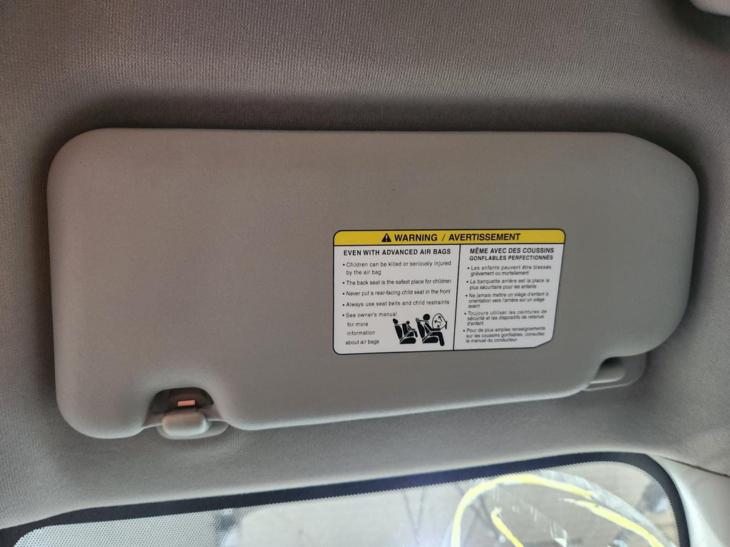 Used Right Sun Visor fits: 2020 Nissan Sentra w/o illumination Right Grade A