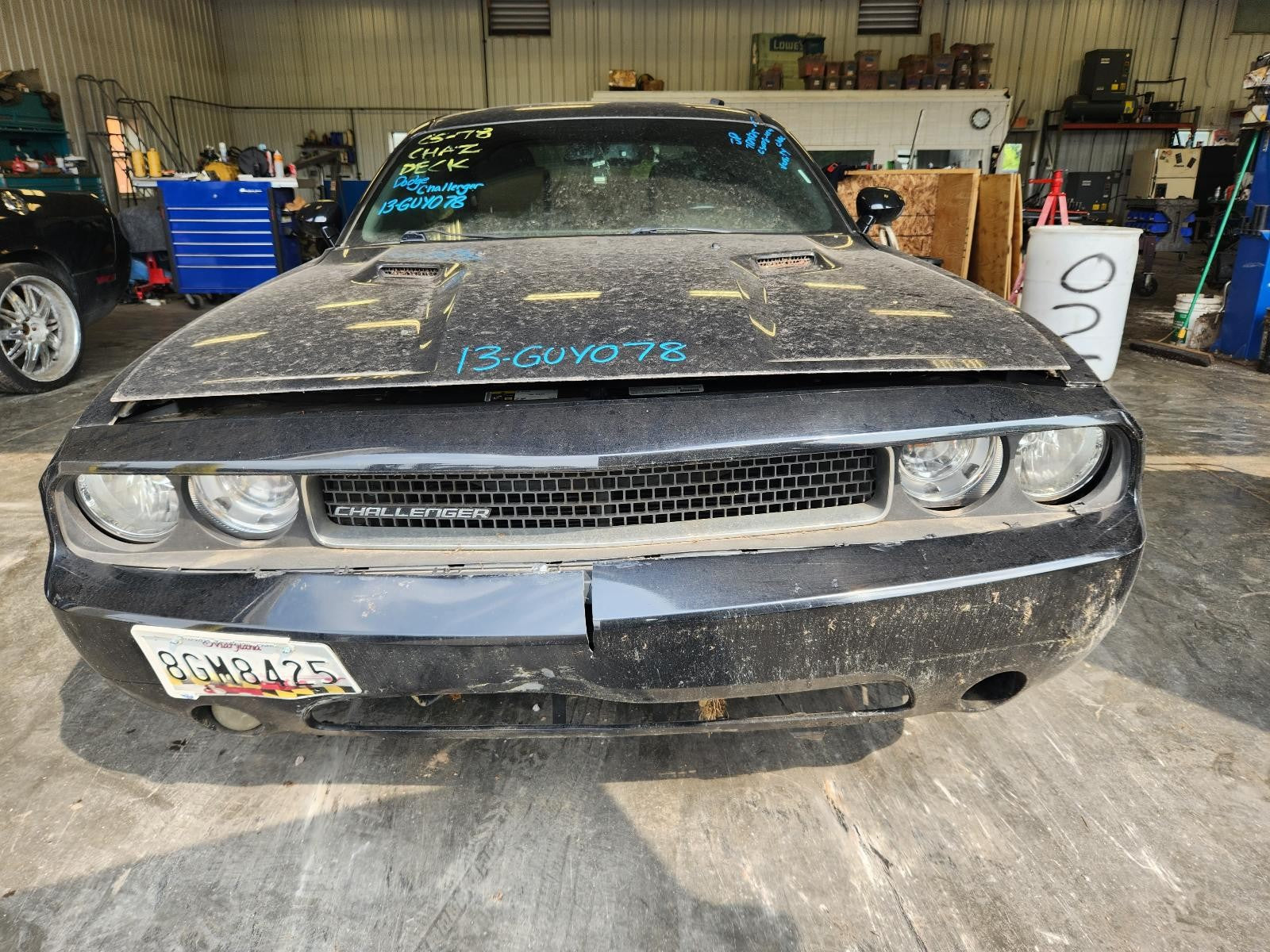 Used Rear Bumper Reinforcement Rear fits: 2013 Dodge Challenger Rear Grade A