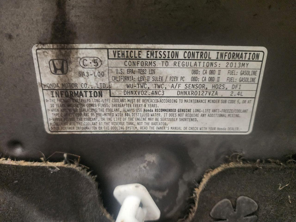 Used HVAC Blower Motor fits: 2013 Honda Accord front interior cooling and heatin