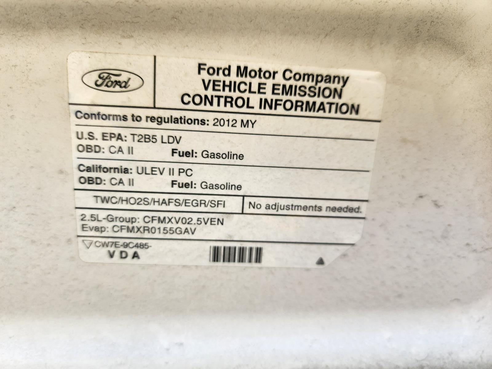 Used Alternator fits: 2012 Ford Fusion 2.5L VIN 7 8th digit Grade A