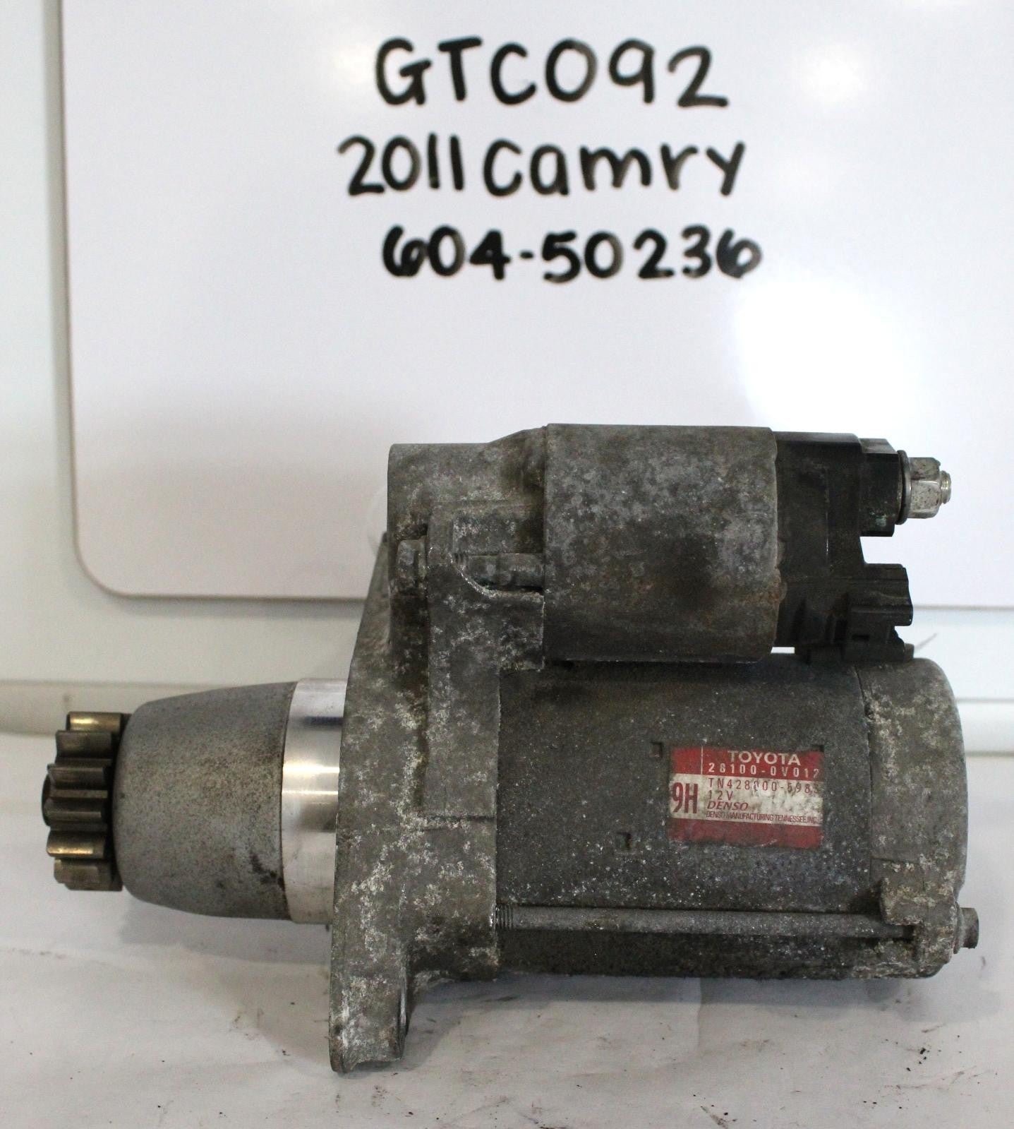 Used Starter Motor fits: 2011 Toyota Camry 1.7kw Grade A