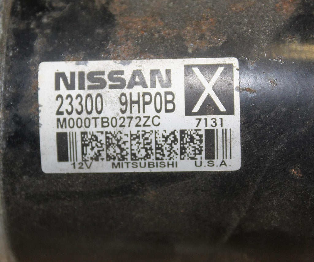 NISSAN MAXIMA Starter Motor (AT, CVT) 16 17 18 19 20 21 22 23
