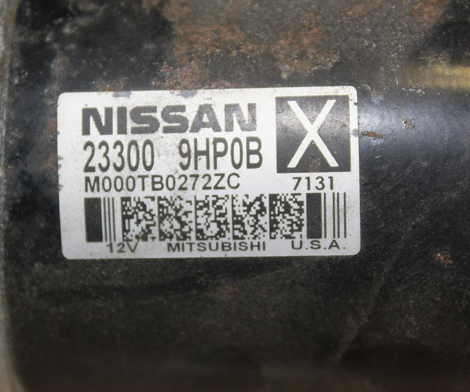 NISSAN MAXIMA Starter Motor (AT, CVT) 16 17 18 19 20 21 22 23