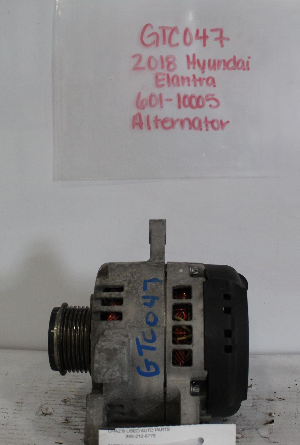 HYUNDAI ELANTRA Alternator Sedan, US built, 2.0L 17 18 19 20