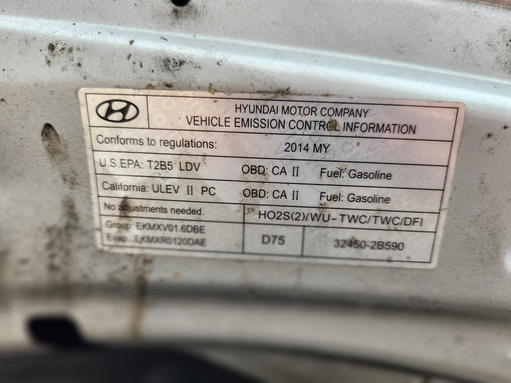 Used Starter Motor fits: 2014 Hyundai Accent ID 361002B102 Grade B