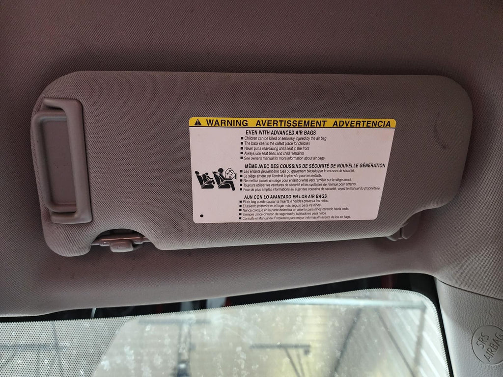 Used Right Sun Visor fits: 2019 Toyota Camry w/panoramic roof Right Grade A