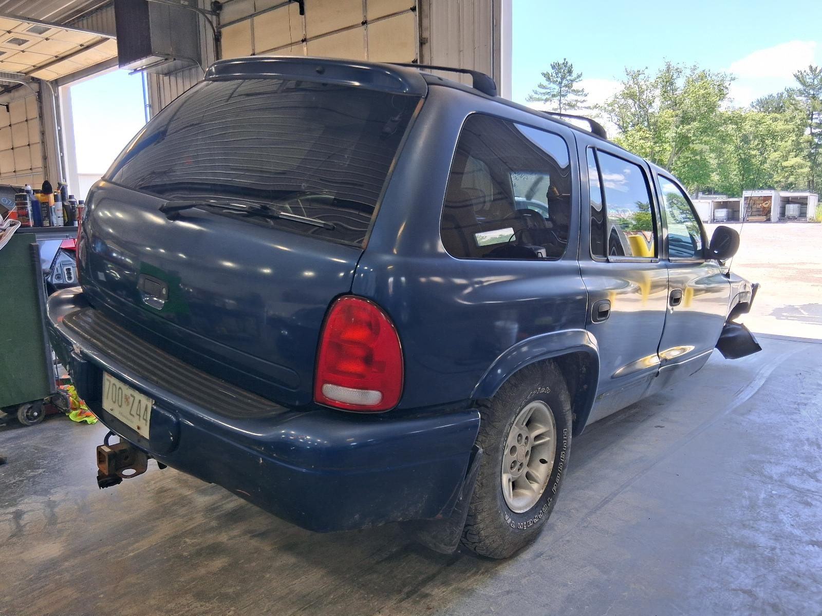 Used Left Door Mirror fits: 1999 Dodge Durango Power folding 6x9`` w/heated Left