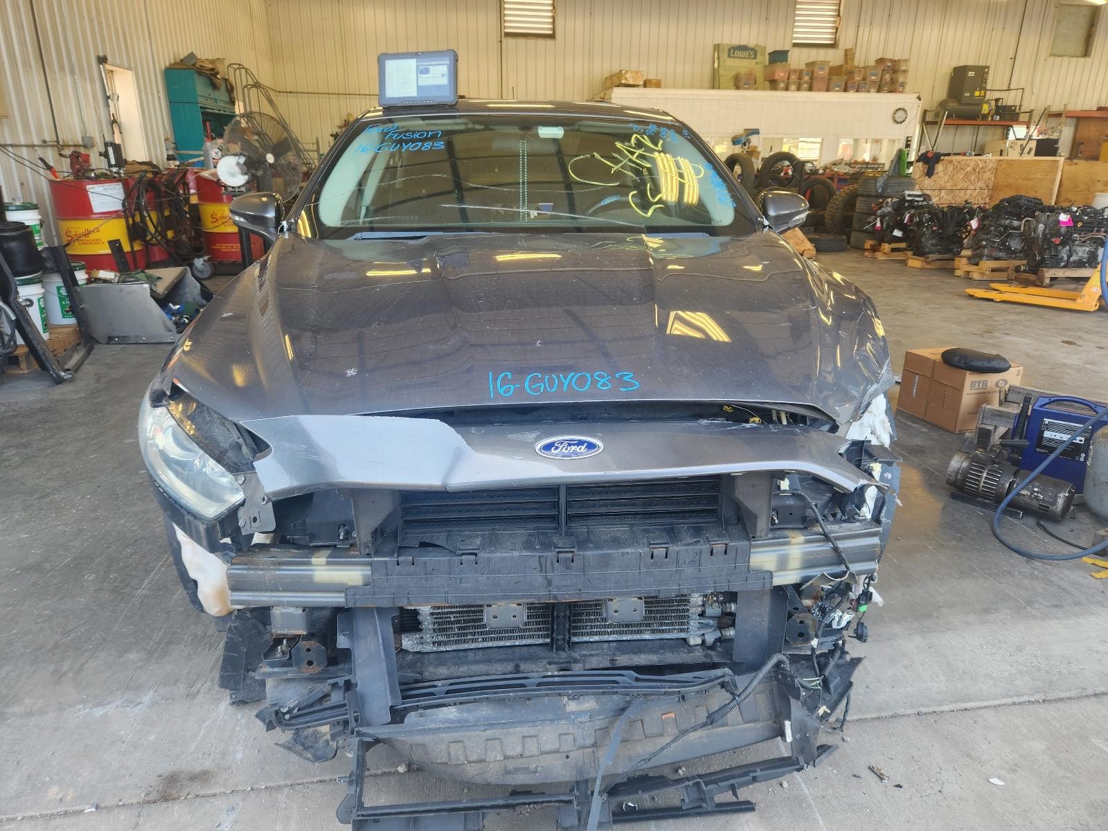 Used Right Door Mirror fits: 2016 Ford Fusion Power removable painted cover w/o