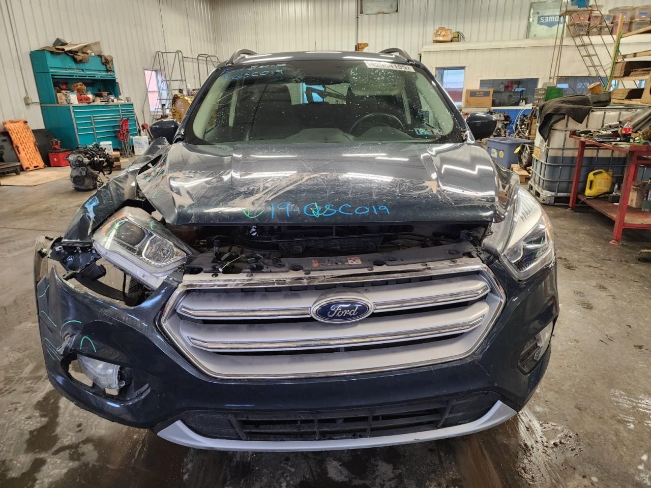 Used Wheel fits: 2019 Ford Escape 17x7-1/2 TPMS aluminum Grade A