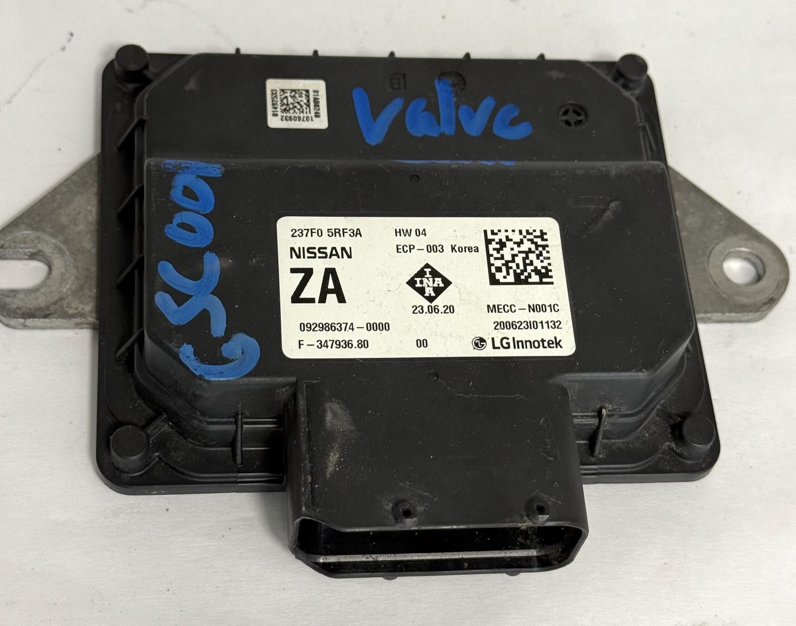 2020-2021 NISSAN VERSA VALVE CONTROL MODULE 1.6L OEM