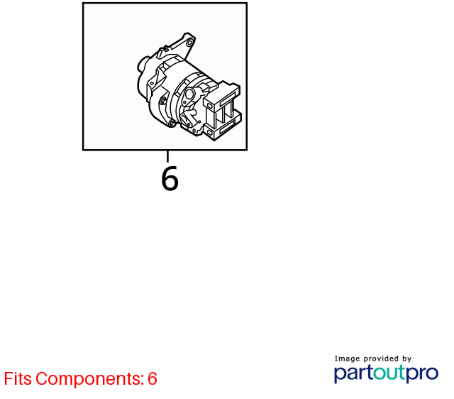 Used A/C Compressor fits: 2018 Nissan Murano  Grade B