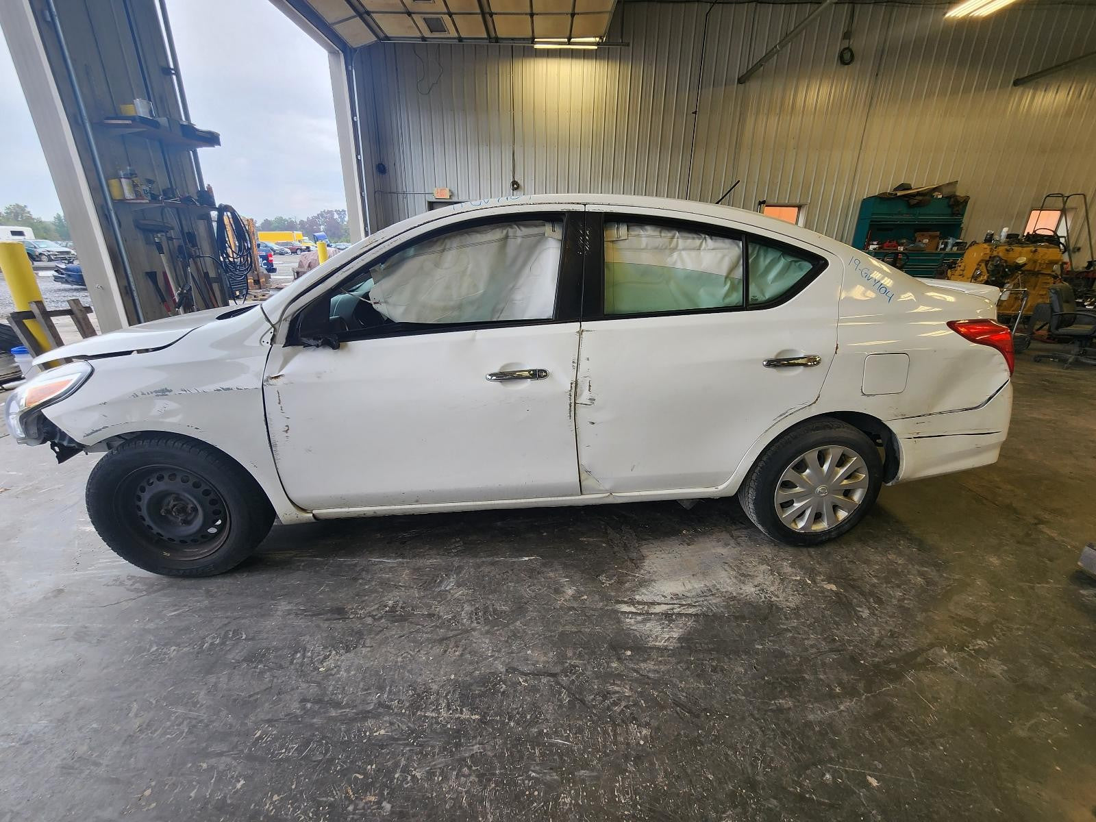 Used Wheel fits: 2019 Nissan Versa 15x5-1/2 Sdn steel Grade A