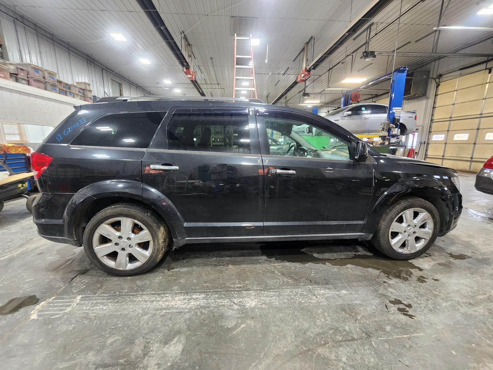 Used Left Tail Light Assembly fits: 2012 Dodge Journey w/LED lamps quarter panel