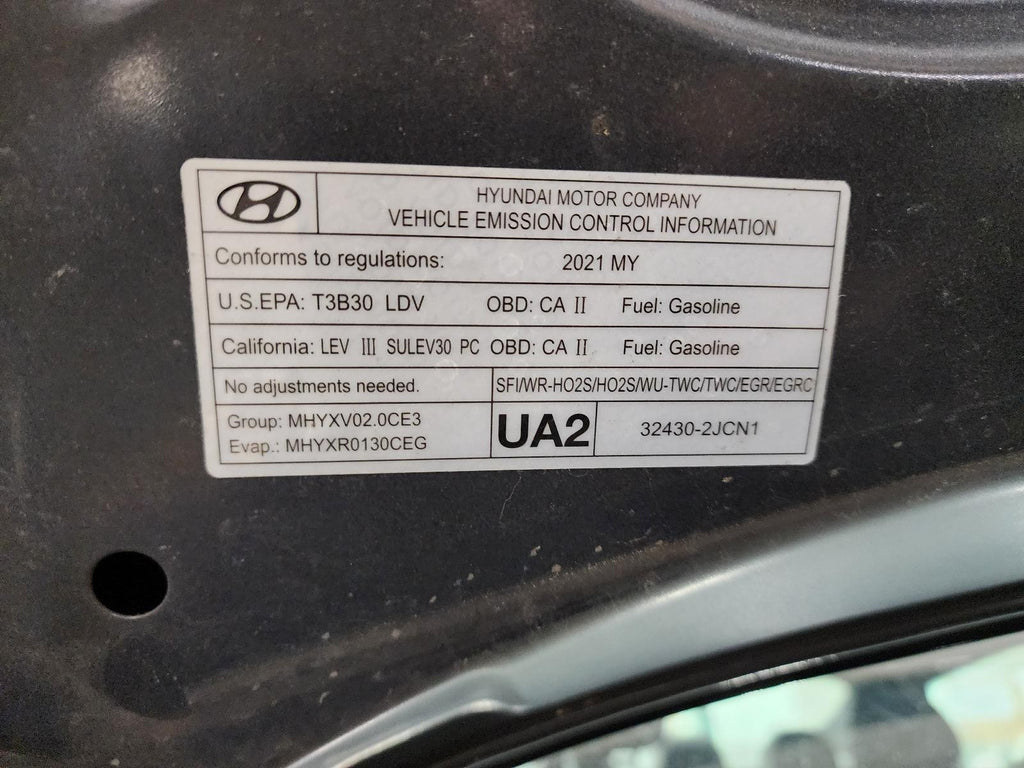 Used Left Sun Visor fits: 2021 Hyundai Elantra US market w/o sunroof Left Grade
