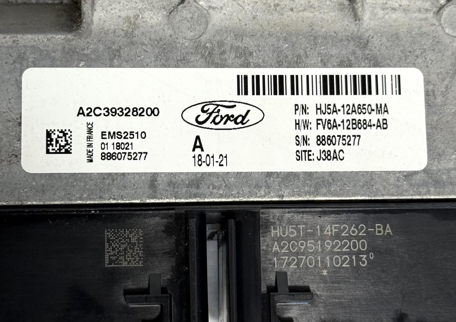2017-2019 FORD ESCAPE ENGINE COMPUTER 1.5L OEM HJ5A-12A650-MA