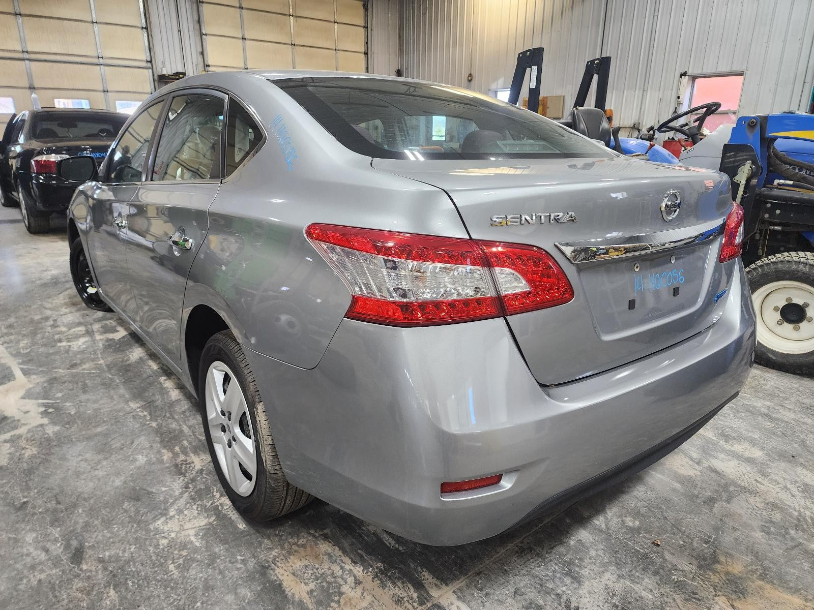 Used Rear Bumper Assembly Rear fits: 2014 Nissan Sentra FE Rear Grade A