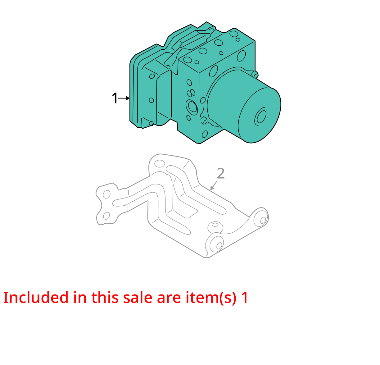 2020-2022 KIA SPORTAGE ANTI-LOCK BRAKE PART OEM