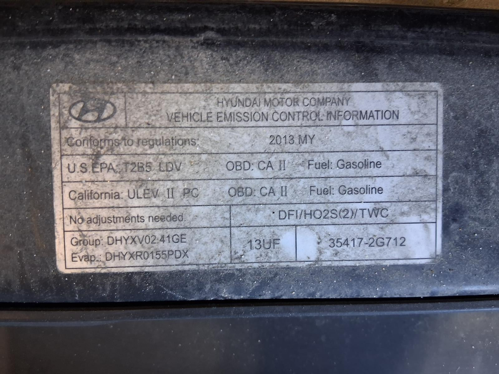 Used Engine Coolant Reservoir fits: 2013 Hyundai Sonata VIN C 8th digit Limited