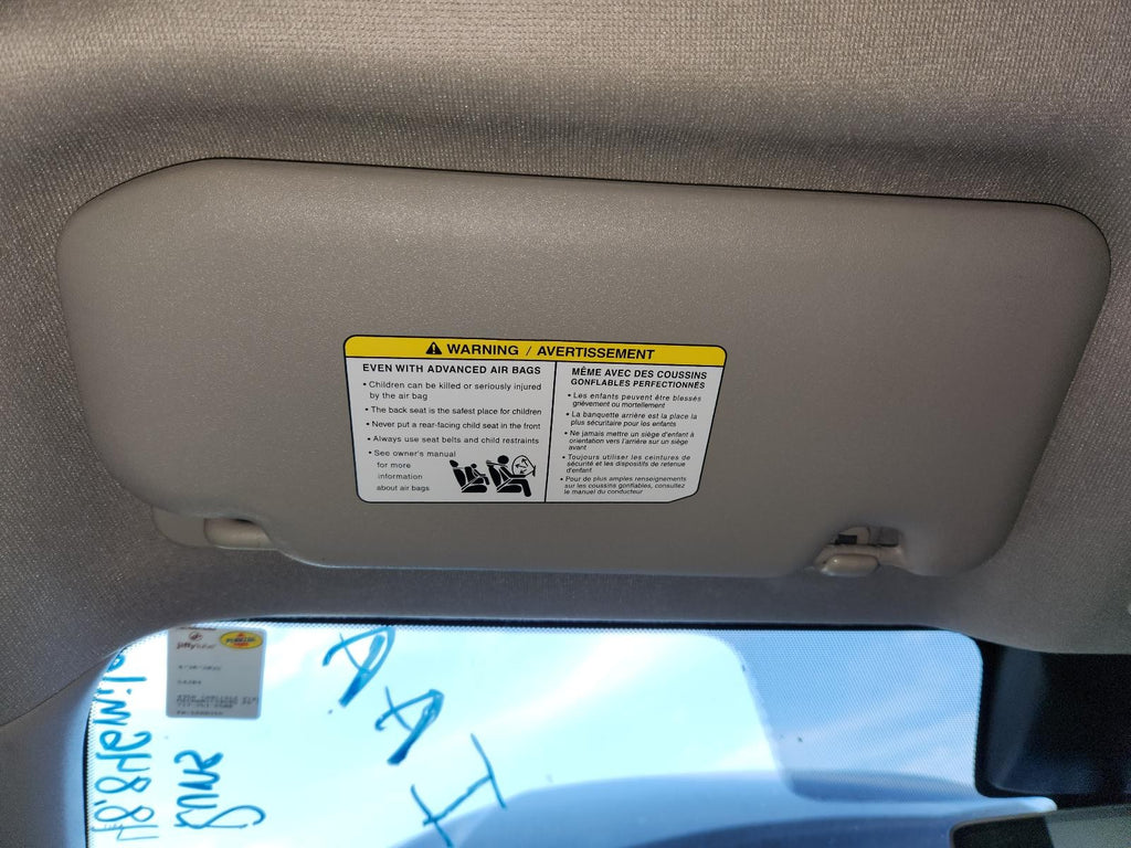 Used Left Sun Visor fits: 2022 Nissan Sentra w/o illumination Left Grade A