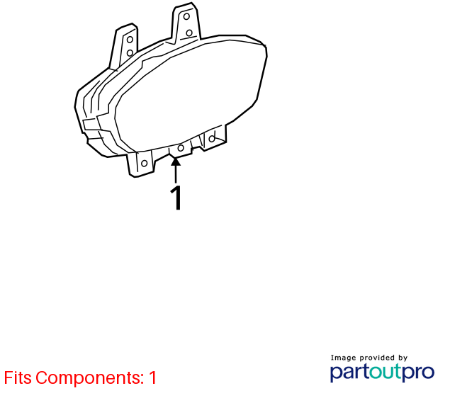 Used Speedometer Gauge fits: 2016 Chevrolet Spark gasoline model LS MPH ID 42338