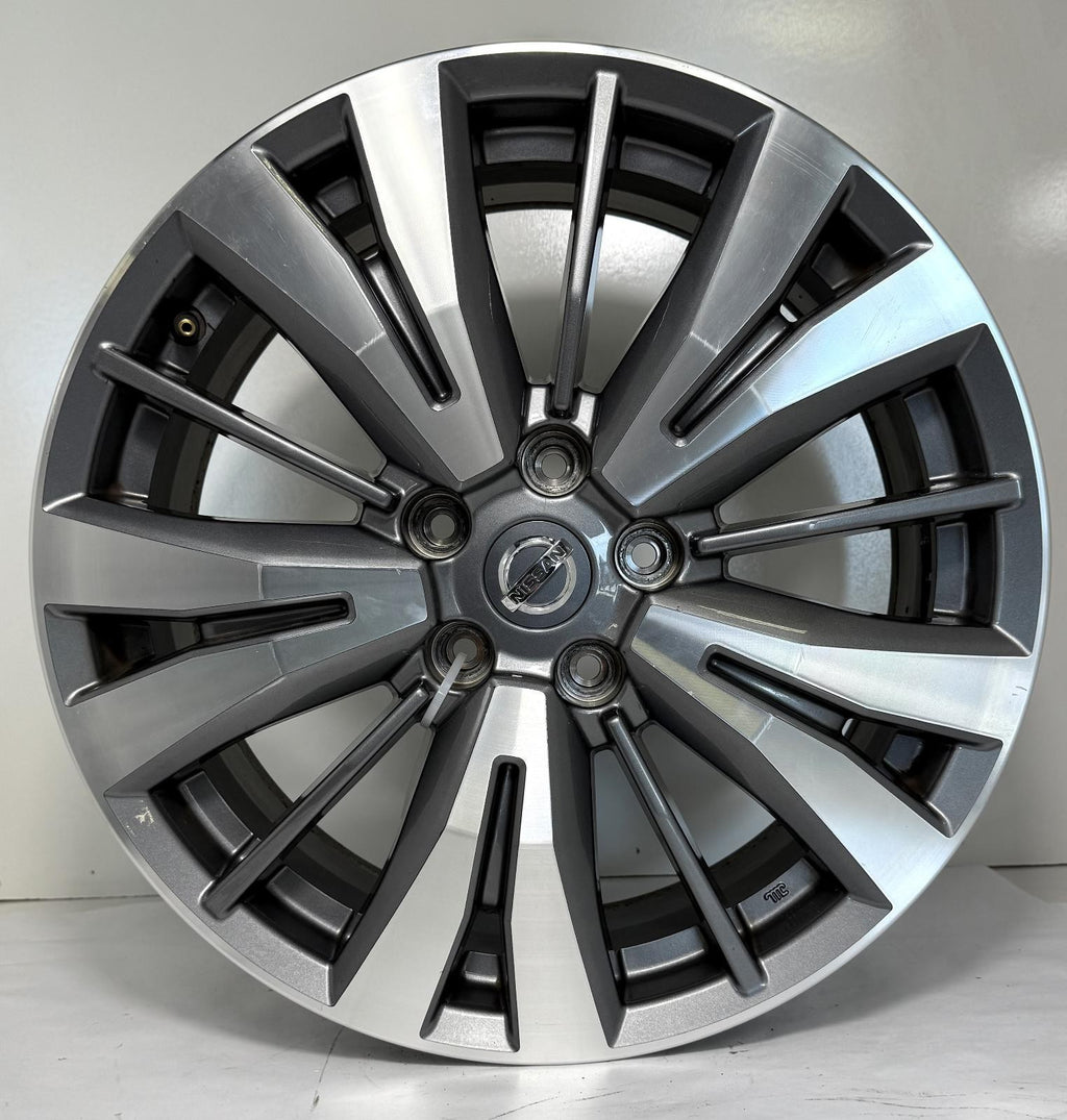 2017-2020 NISSAN PATHFINDER WHEEL 18X7.5 ALUMINUM 15 SPOKE OEM