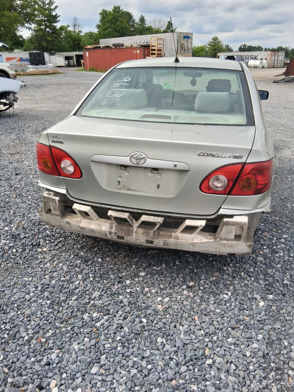 Used Left Sun Visor fits: 2004 Toyota Corolla thru 03/31/05 Left Grade A