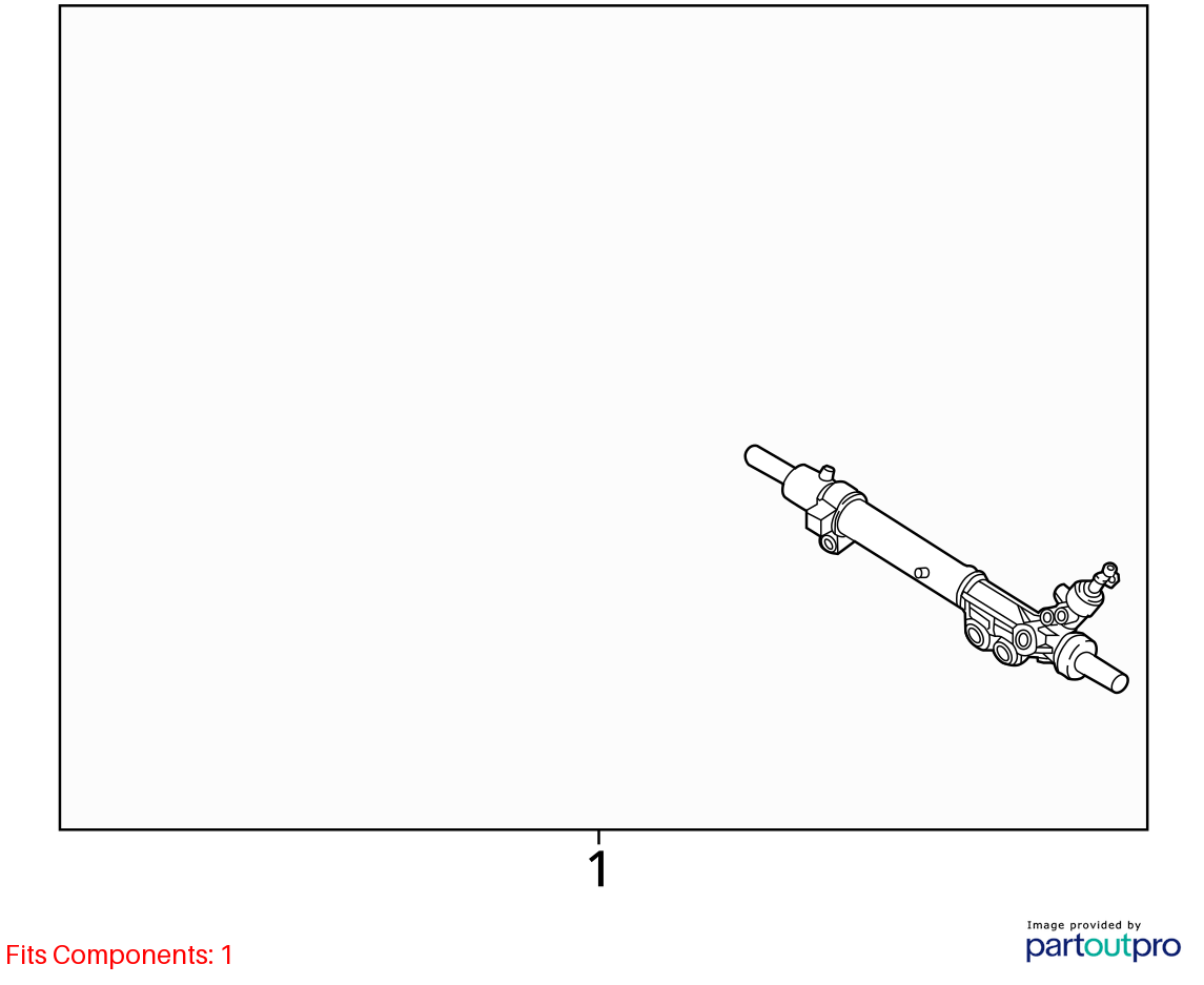 Used Rack and Pinion Assembly fits: 2018 Nissan Pathfinder Power Steering electr