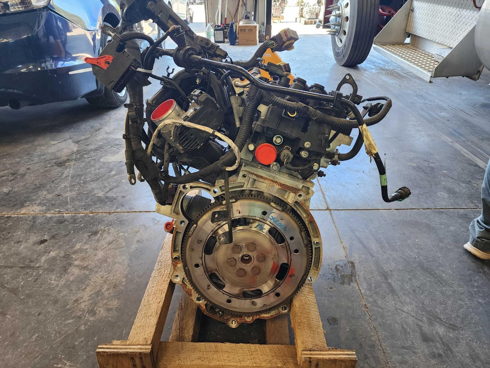 Used Engine Complete Assembly fits: 2016 Ford Fiesta 1.6L VIN J 8th digit Grade