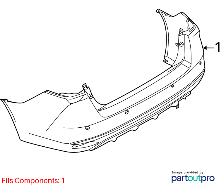 Used Rear Bumper Cover Rear fits: 2021 Nissan Versa Rear Grade A