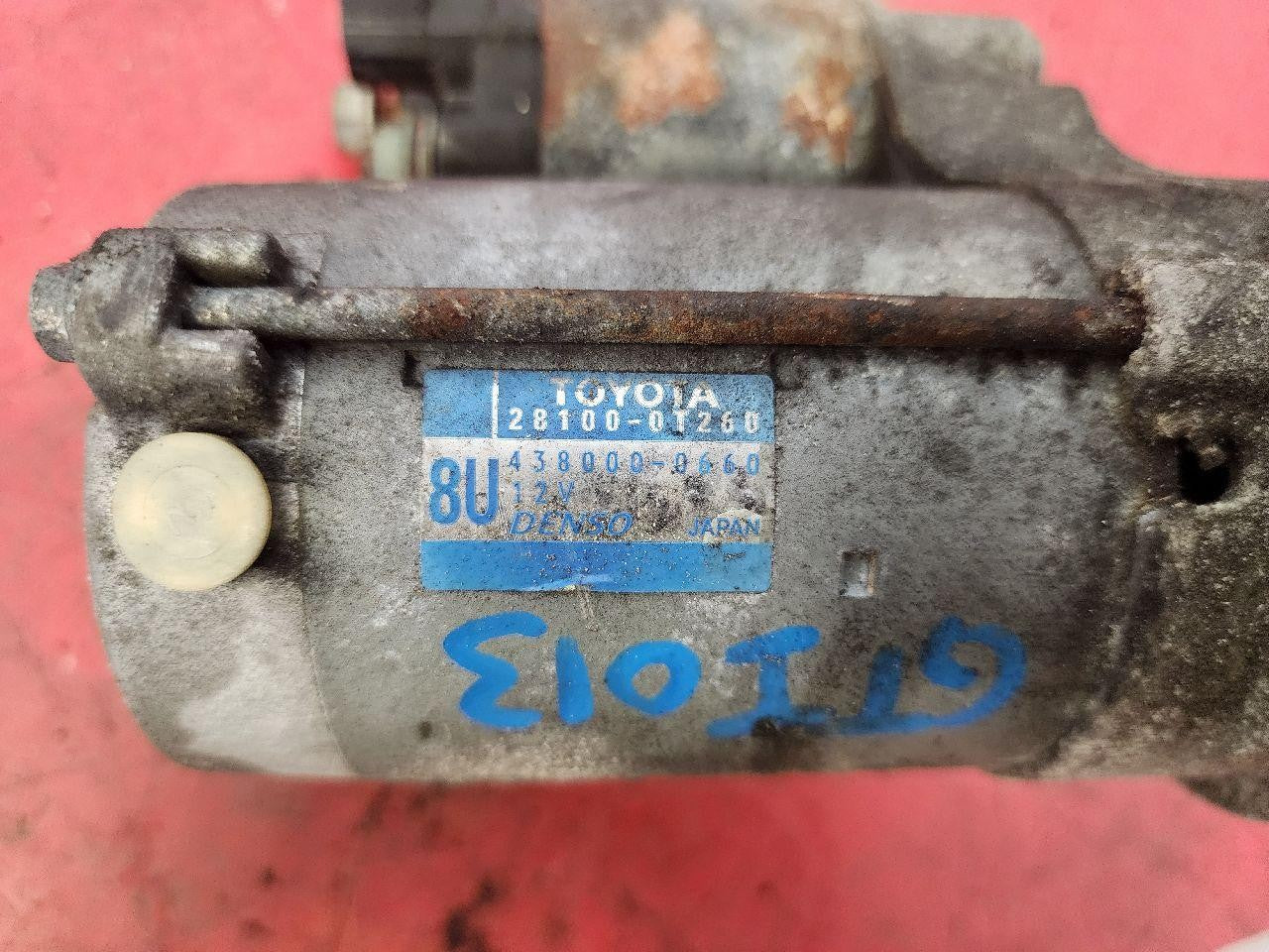 Used Starter Motor fits: 2014 Toyota Corolla 1.8L 1.3kw Grade A