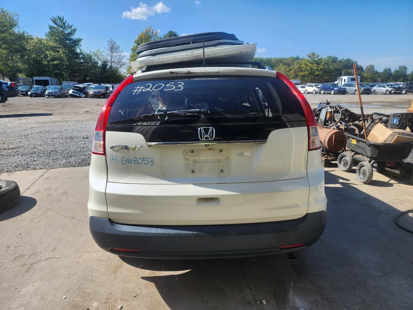 Used Left Upper Tail Light Assembly fits: 2014 Honda Cr-v upper Left Upper Grade