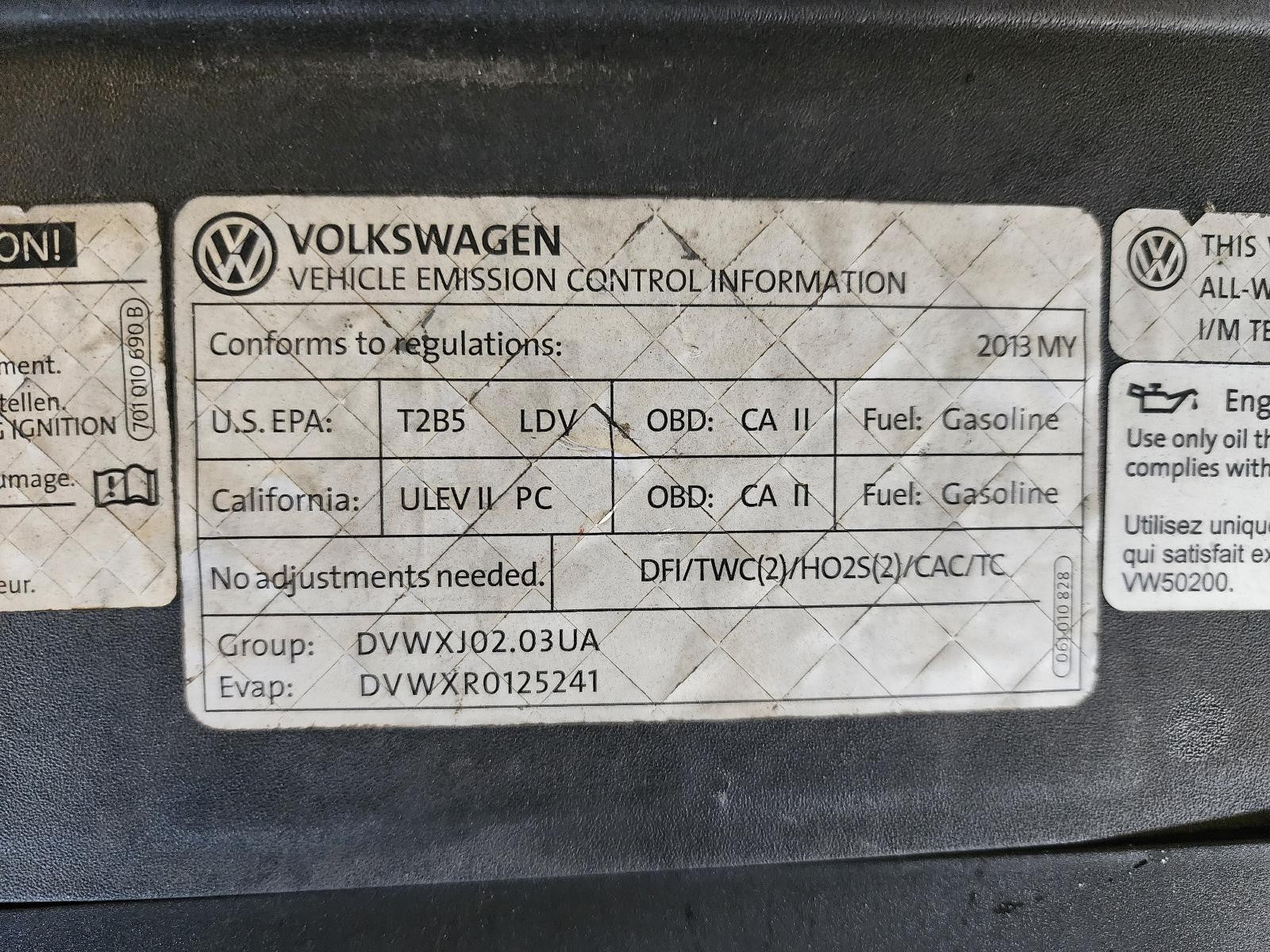 Used Right Door Mirror fits: 2013 Volkswagen Tiguan Power heated manual folding