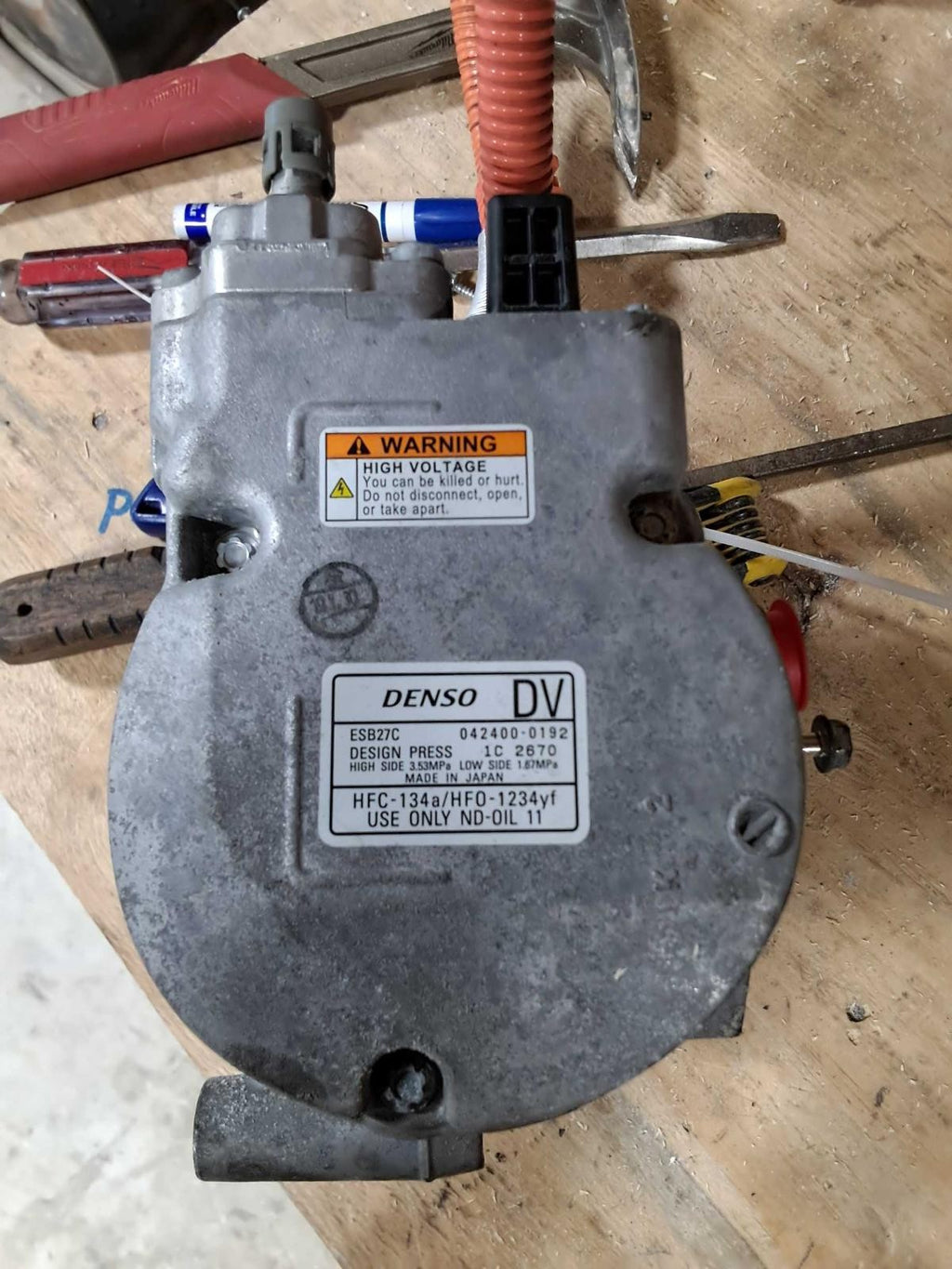 Used A/C Compressor fits: 2019 Honda Accord 2.0L naturally aspirated hybrid Grad