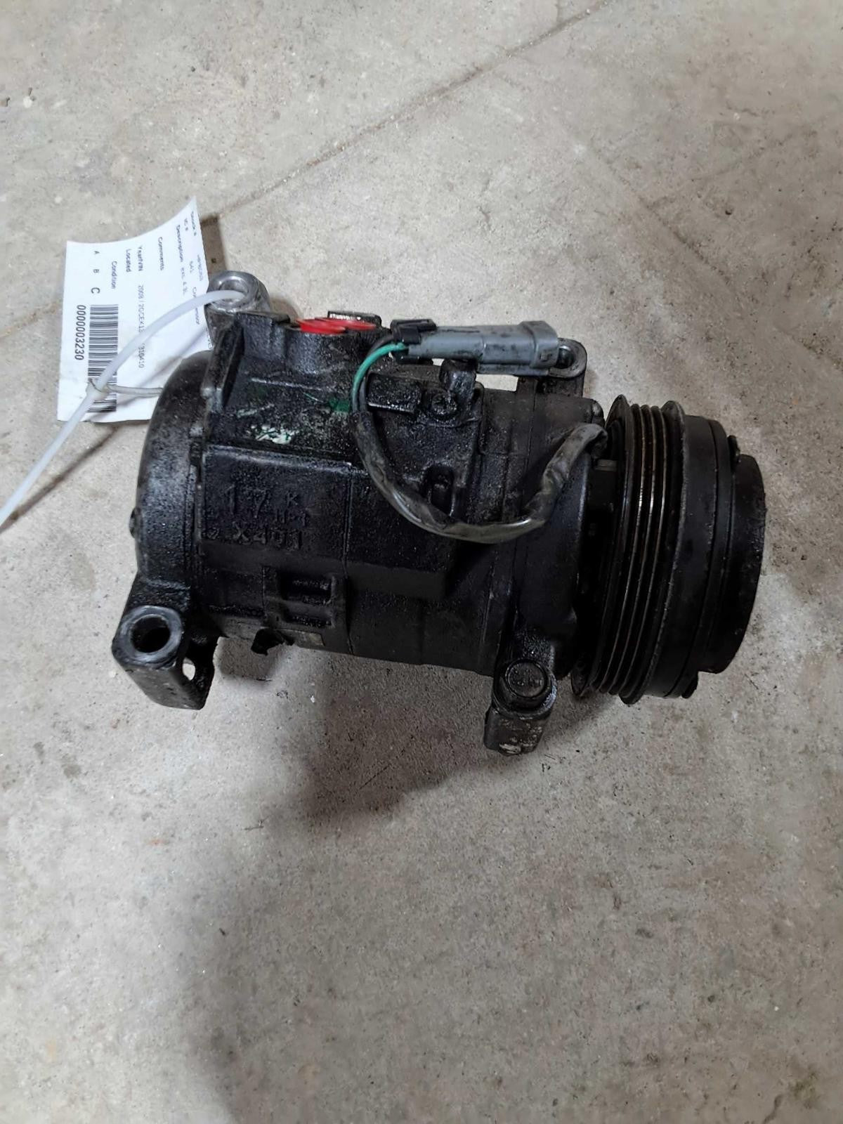 Used A/C Compressor fits: 2008 Chevrolet Silverado 1500 pickup gasoline Grade C