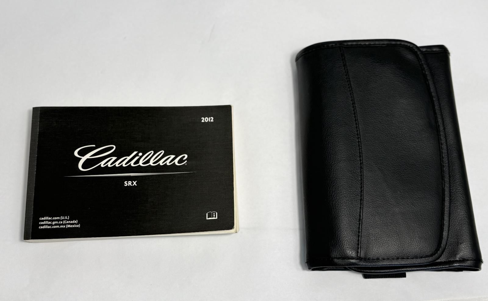 2012 CADILLAC SRX OWNERS MANUAL WITH LEATHER CASE OEM