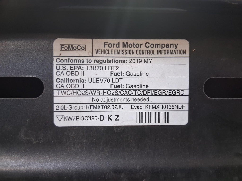 Used Front Center Infotainment Display fits: 2019 Ford Edge front center dash mo