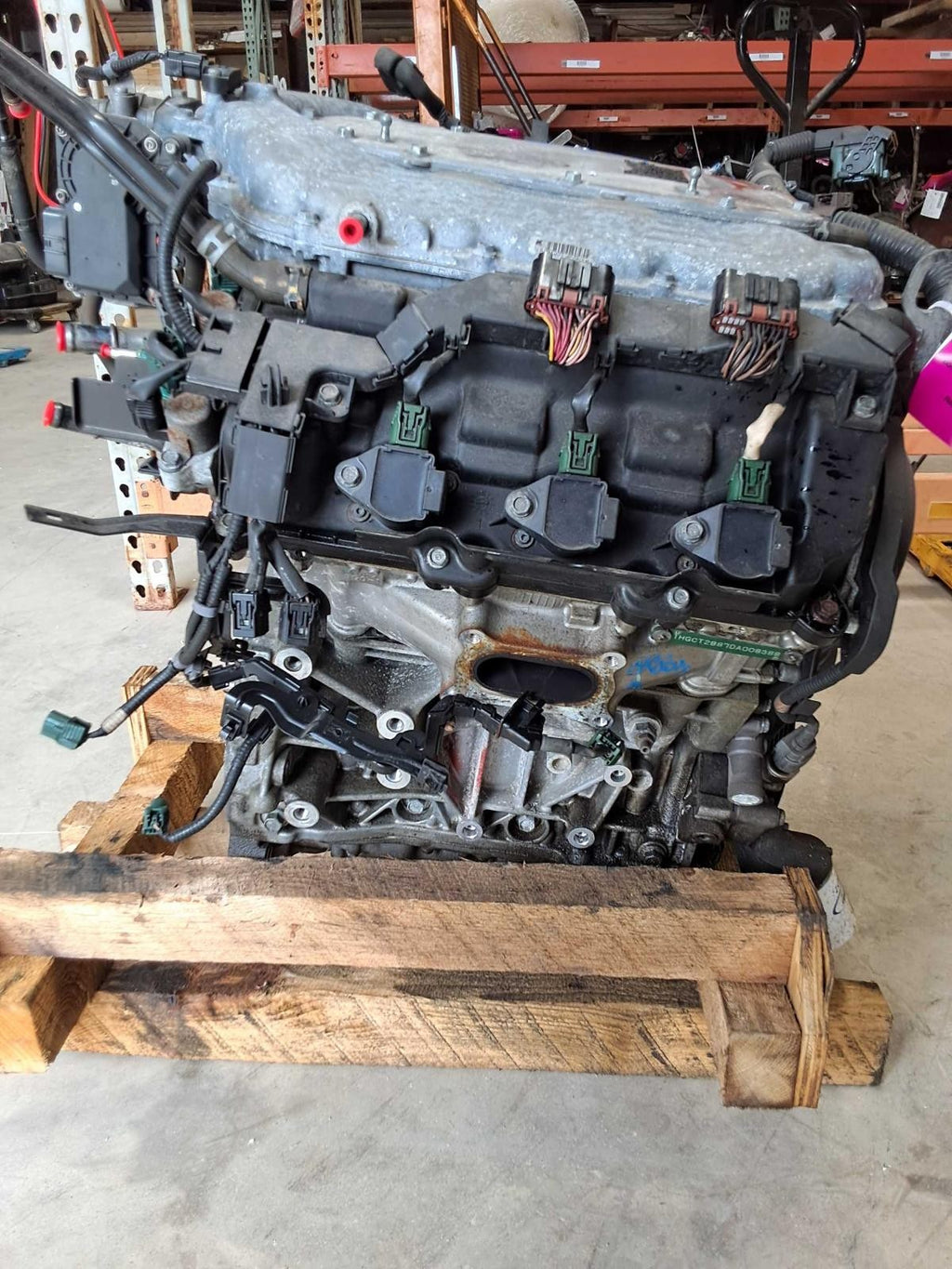 Used Engine Complete Assembly fits: 2013 Honda Accord 3.5L VIN 3 6th digit Sdn A