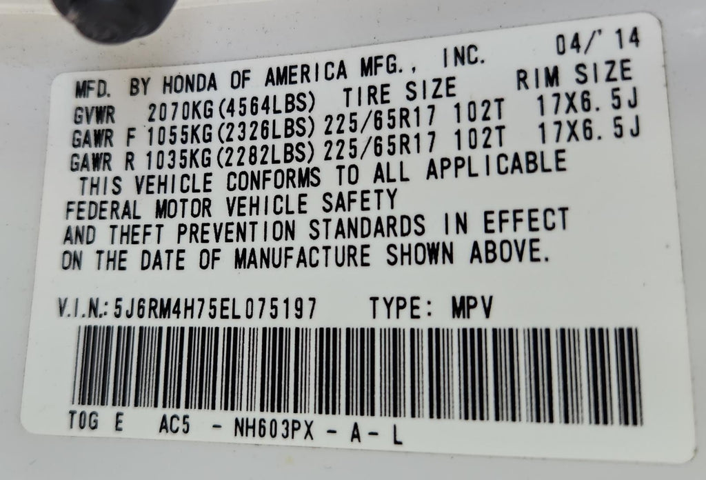 Used A/C Selector Switch fits: 2014 Honda Cr-v automatic temperature control Gra
