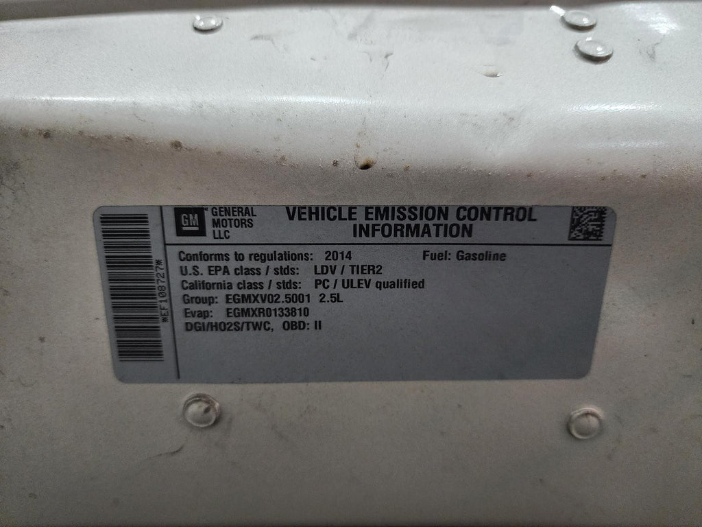 Used A/C Compressor fits: 2014 Chevrolet Malibu VIN 1 4th digit New Style 2.5 Gr