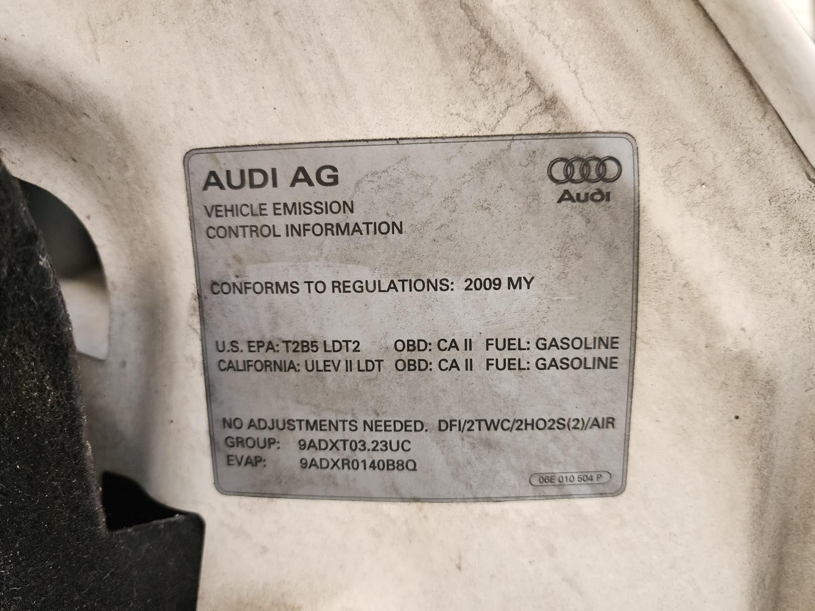 Used Engine Coolant Reservoir fits: 2009 Audi Q5 3.2 Grade A