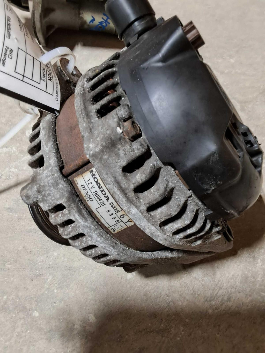 Used Alternator fits: 2013 Honda Crosstour US market 3.5L ID CSK39 Grade A
