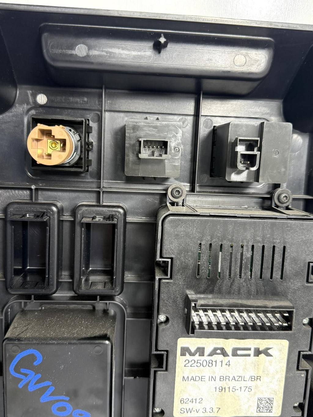 2020 MACK ANTHEM SLEEPER CONTROL PANEL OEM 22508114