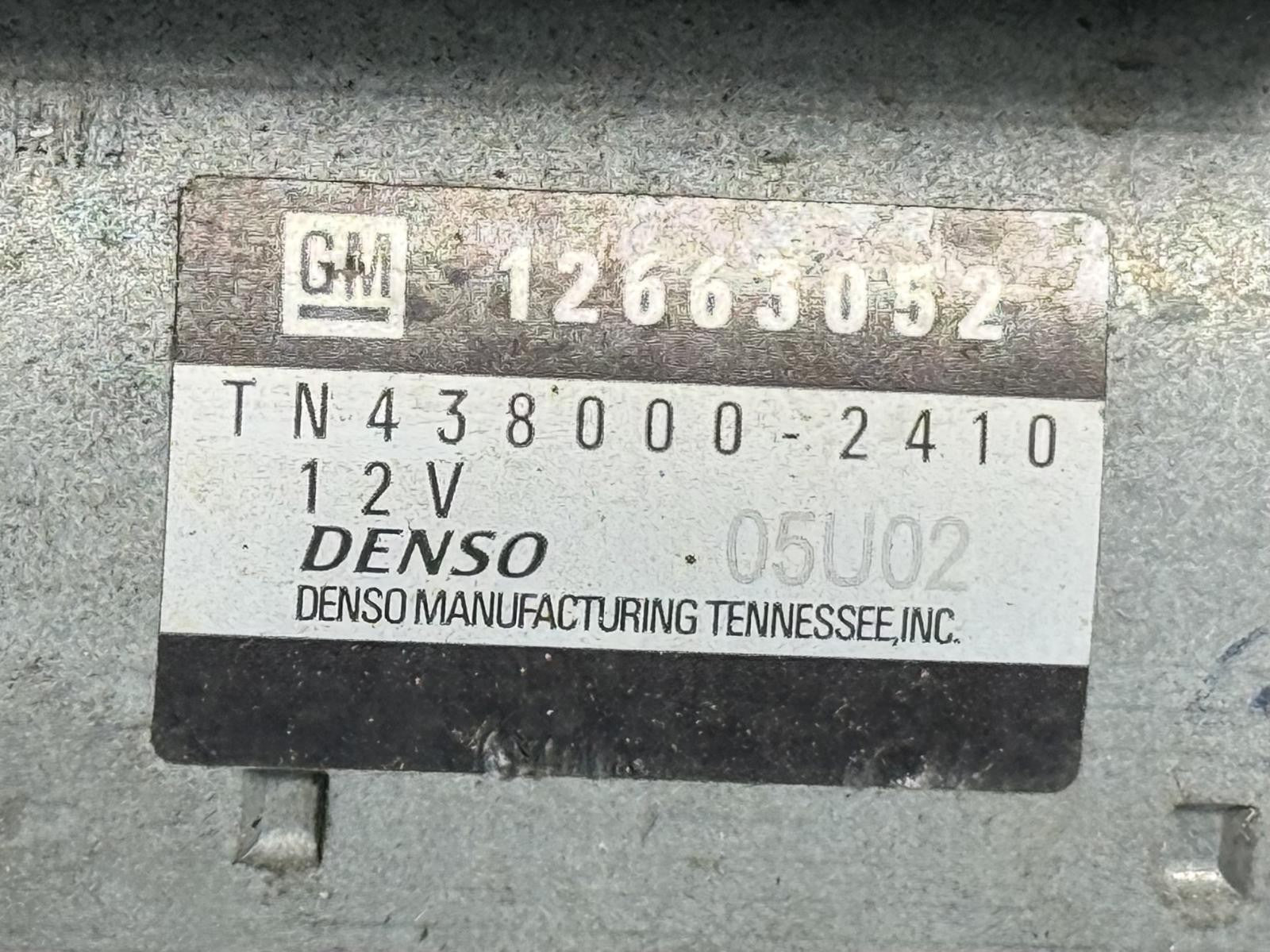 Used Starter Motor fits: 2018 Chevrolet Equinox VIN 1 4th digit New Style 2.5 Gr