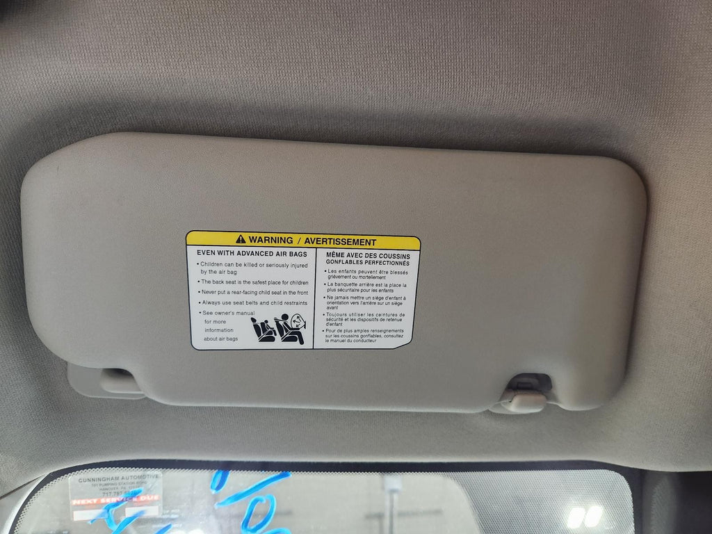 Used Left Sun Visor fits: 2020 Nissan Sentra w/o illumination Left Grade A