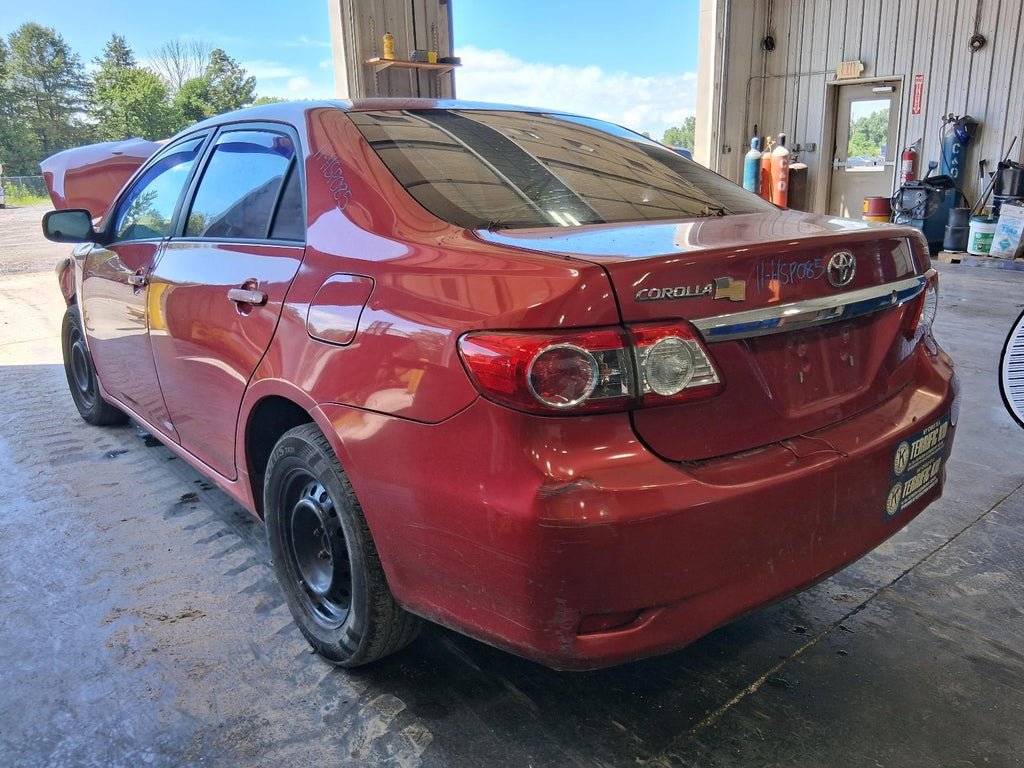 Used Left Tail Light Assembly fits: 2011 Toyota Corolla quarter panel mounted Le
