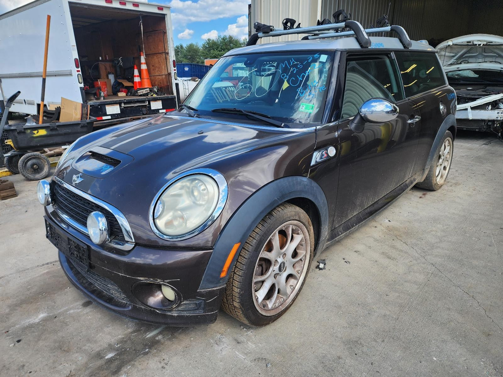 Used Left Door Mirror fits: 2010 Mini Clubman Power HT power folding chrome cove